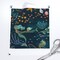 Mermaid Dark Teal Girls Fantasy Magic Underwater Under The Sea Instruments Fairy Children Ocean Custom Printed Fabric by Spoonflower Various Fabrics by the Yard or Fat Quarter